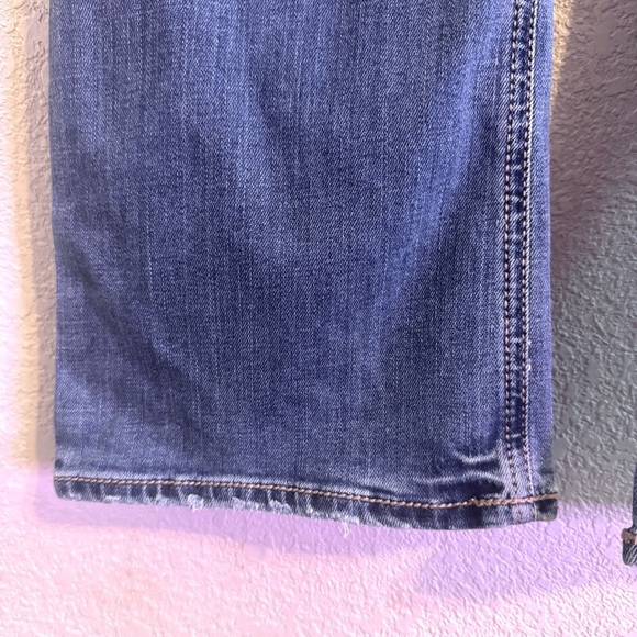 Silver Jeans SUKI Mid-Rise Slim Bootcut Super Stretch Dark Wash Denim Size 28/33 - Picture 10 of 10